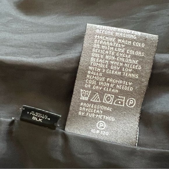 Down blend Puffer Quilted Jacket Kenneth Cole Reaction Black M - Picture 15 of 15